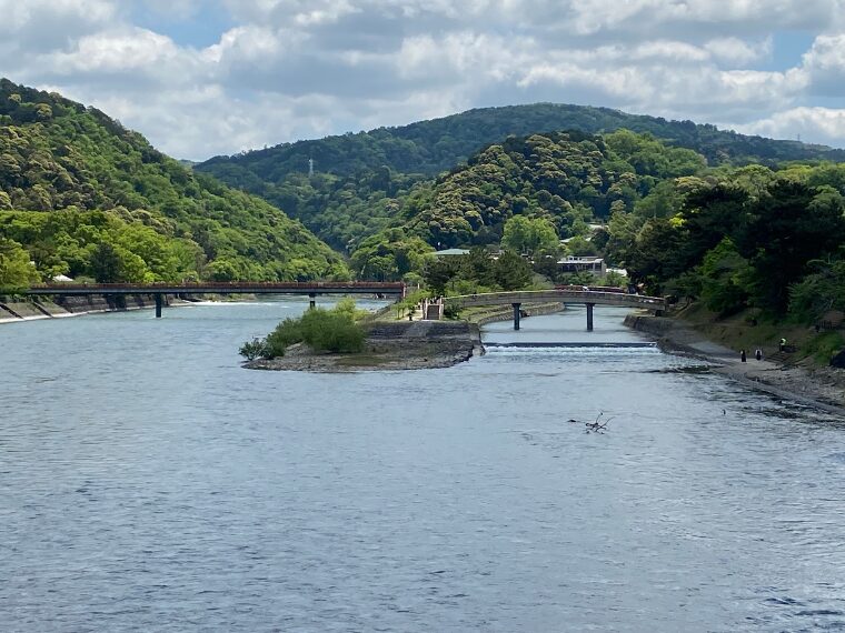 宇治川の流れ