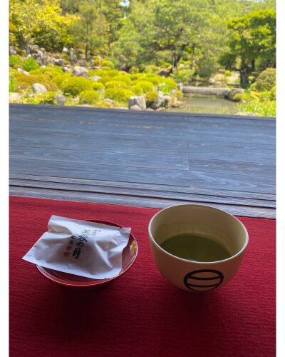 等持院のお抹茶と和菓子