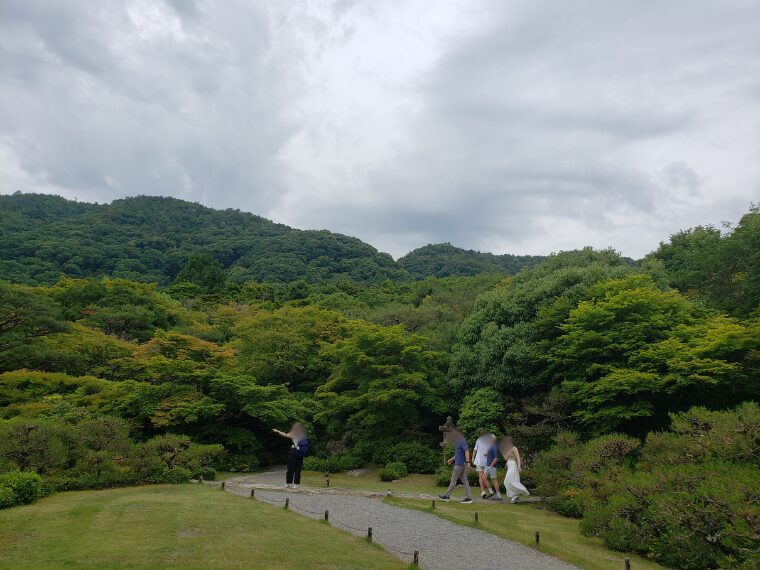 大河内山荘の庭園
