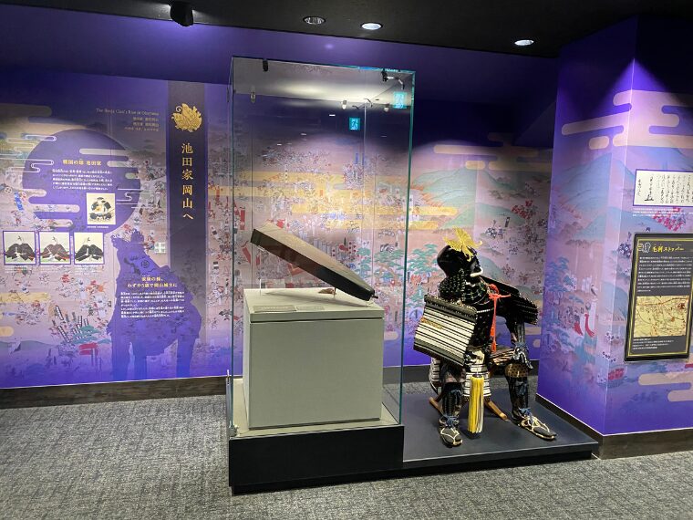 岡山城内展示