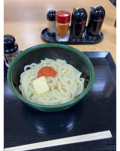 明太バターうどん