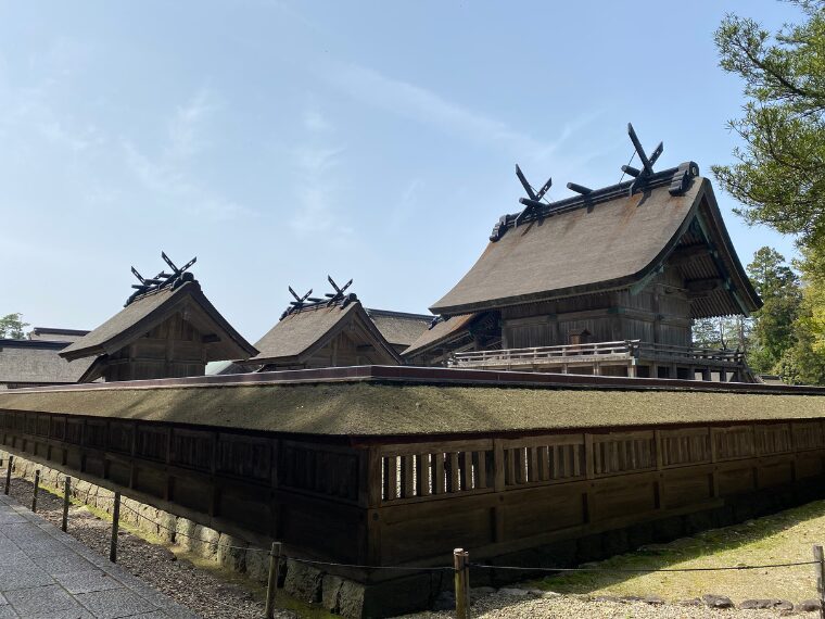 出雲大社本殿の裏