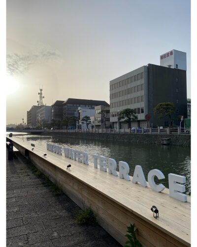 松江市内川沿い散策