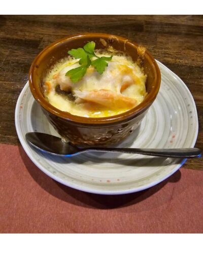 かにとかにみそのグラタン