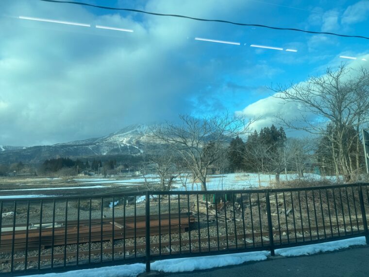 磐越西線の車窓からの景色