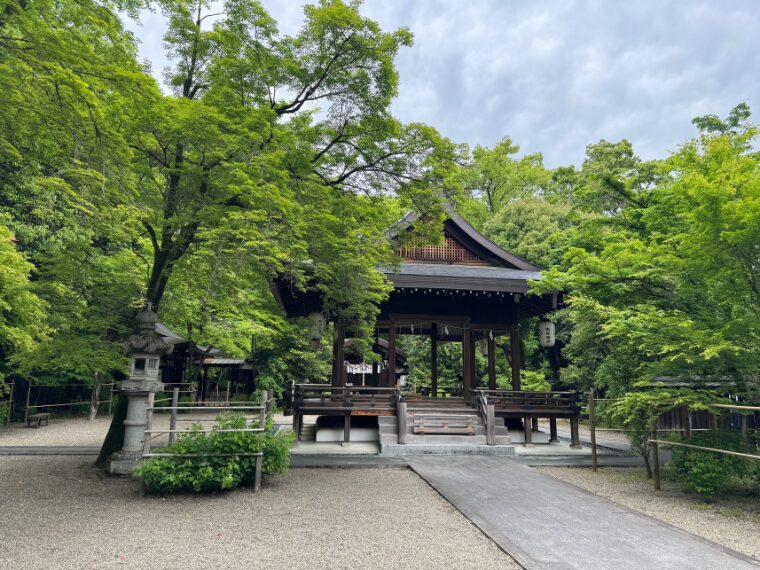 梨木神社の拝殿