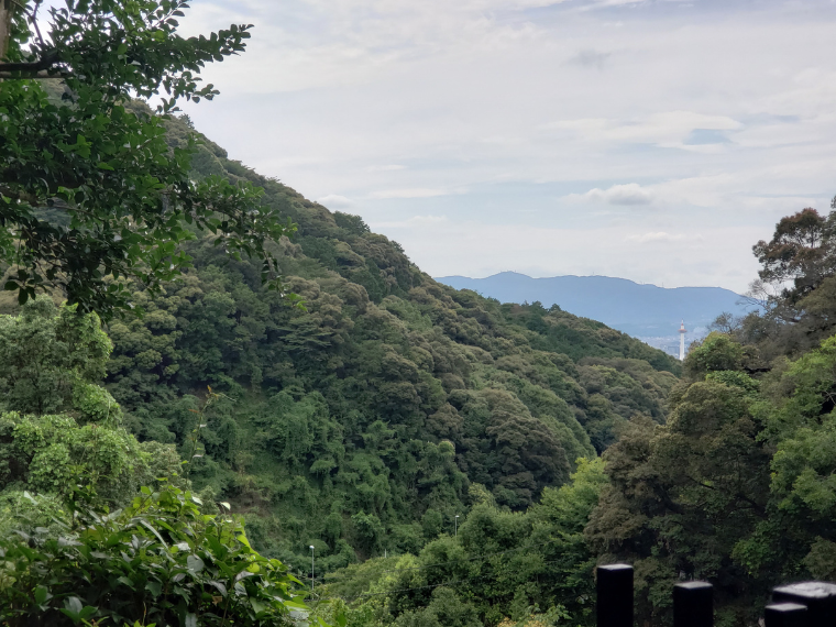 清閑寺からの眺め