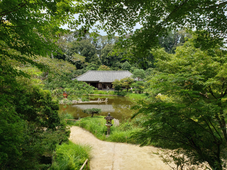 浄瑠璃寺の庭園