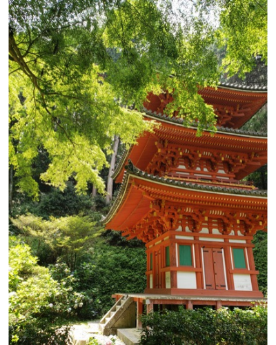 岩船寺の三重塔